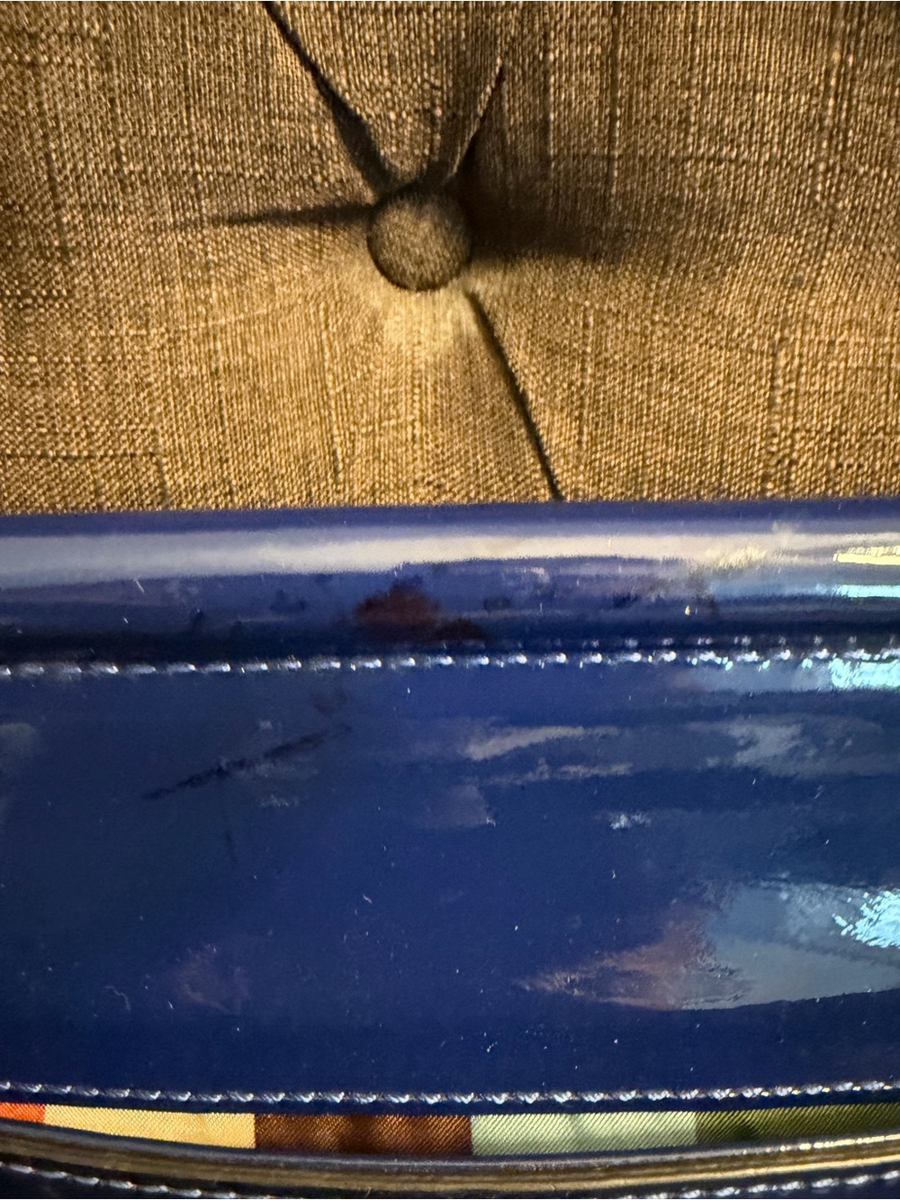 Coach Legacy Willis Bag in Cobalt Blue/Midnight Blue - Picture 6 of 16